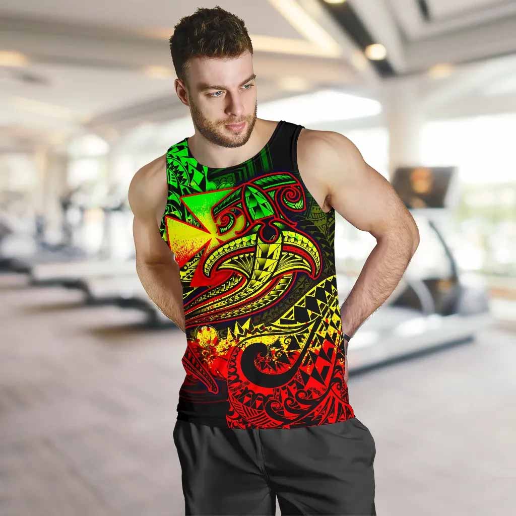 Polynesian Wallis and Futuna Men Tank Top - Reggae Shark Polynesian Tattoo
