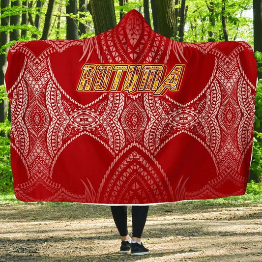 Rotuma Economy Hooded Blanket Melanesian Style