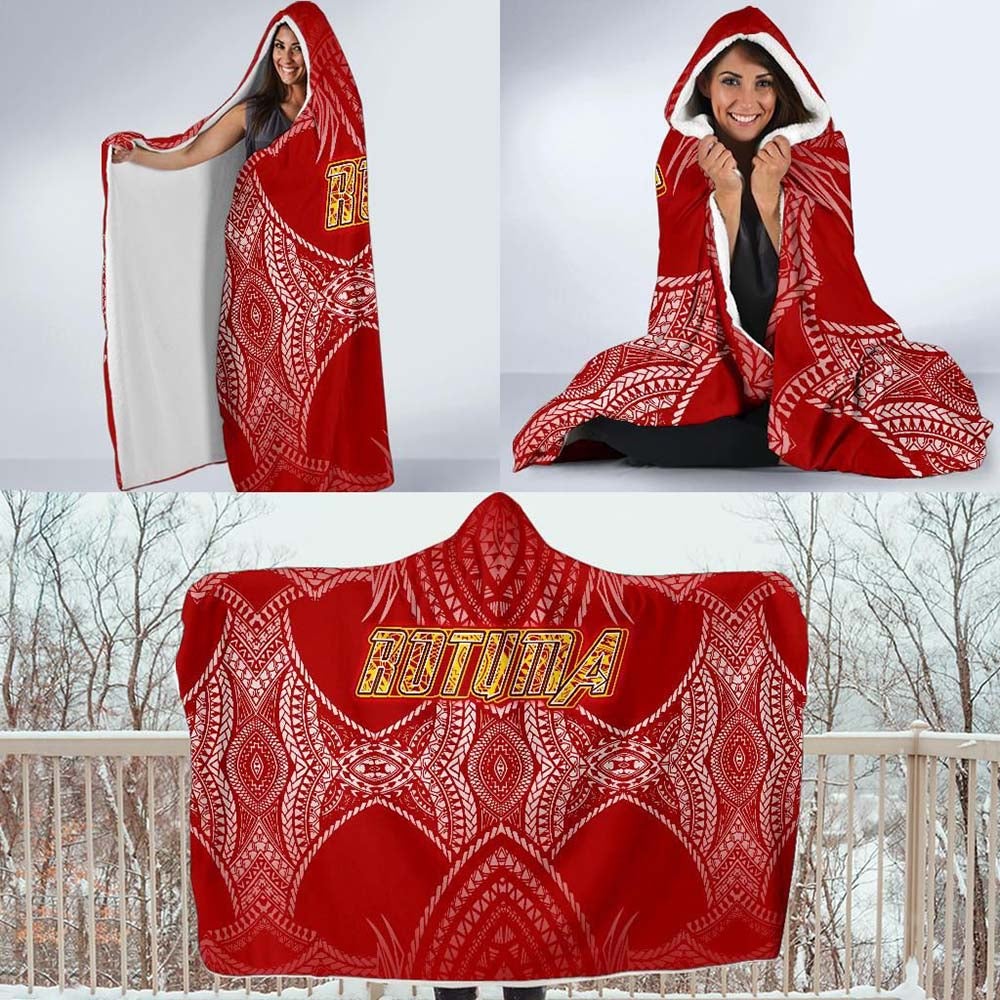 Rotuma Economy Hooded Blanket Melanesian Style