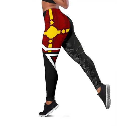 Rotuma Polynesian Legging - Rotuman Flag