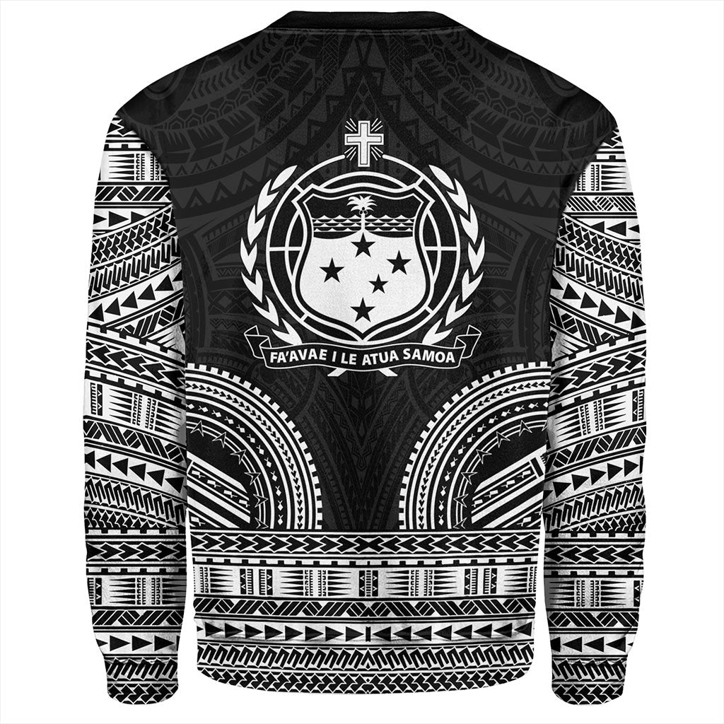 Samoa Sweatshirt Ula Nifo Circle Pattern Design