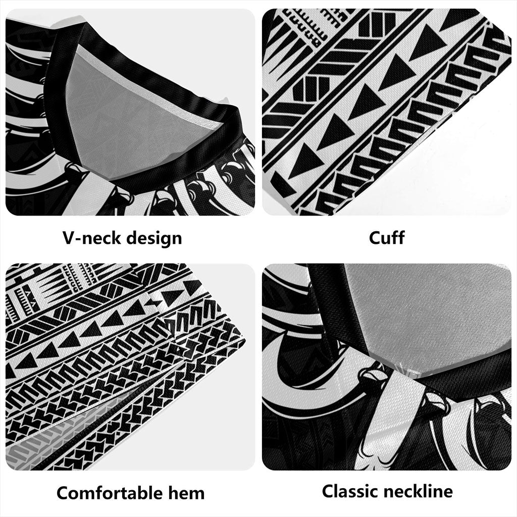 Samoa Rugby Jersey Ula Nifo Circle Pattern Design