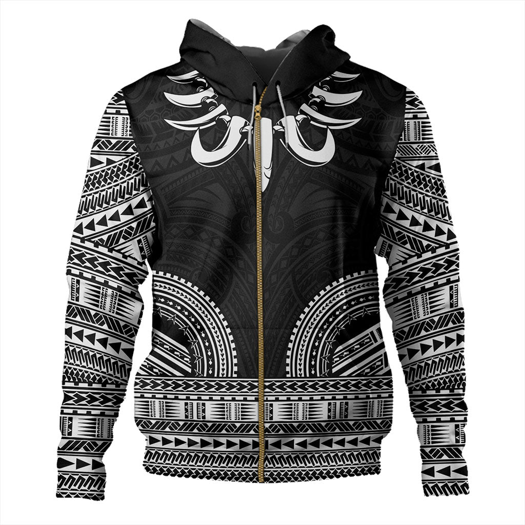 Samoa Hoodie Ula Nifo Circle Pattern Design