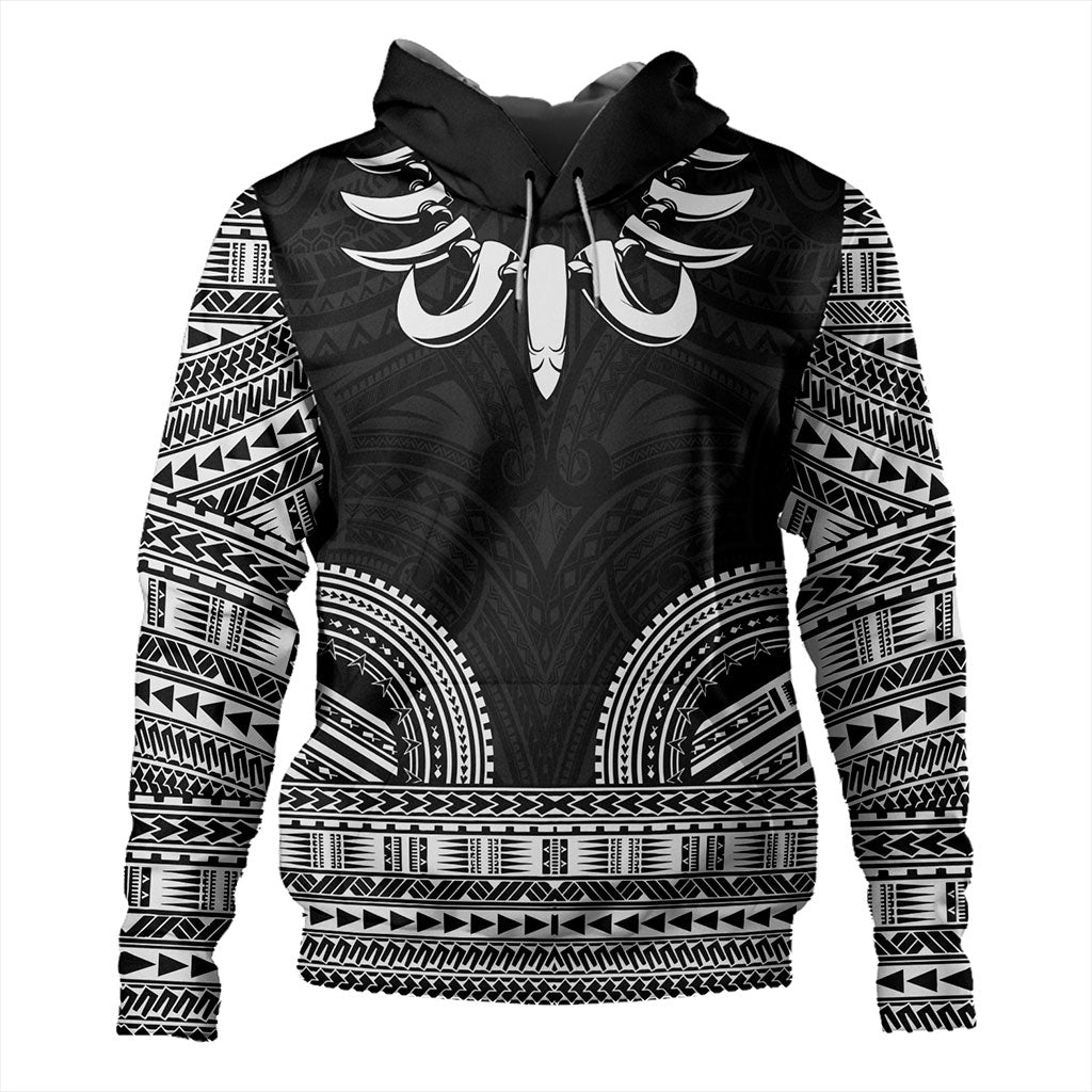 Samoa Hoodie Ula Nifo Circle Pattern Design