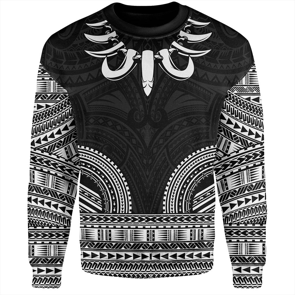 Samoa Sweatshirt Ula Nifo Circle Pattern Design