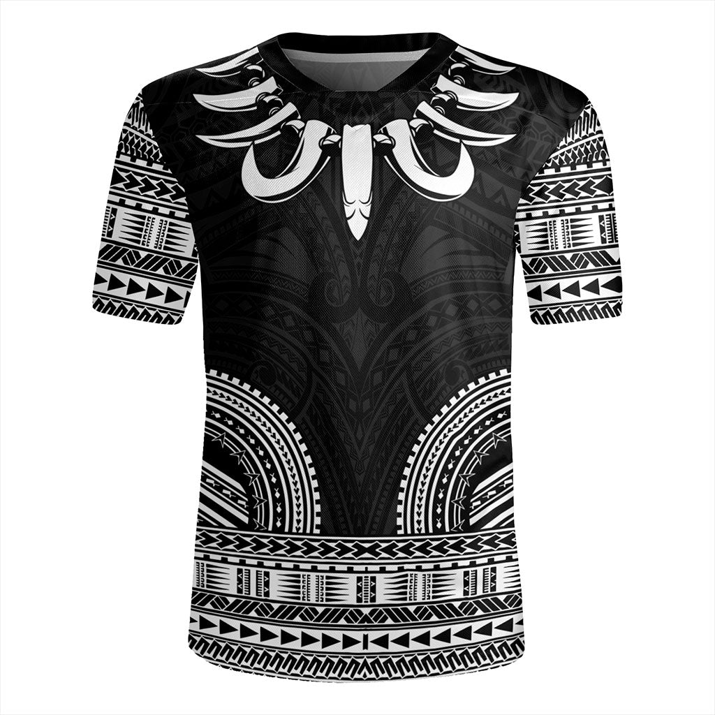 Samoa Rugby Jersey Ula Nifo Circle Pattern Design