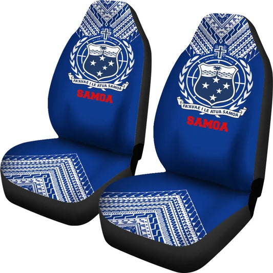 Samoa Car Seat Cover - Samoa Coat Of Arms Athletic Style