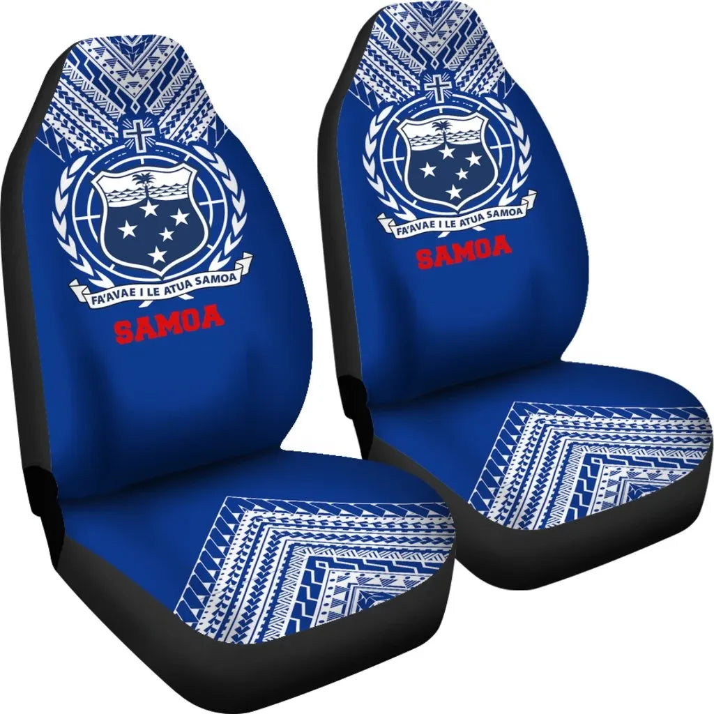 Samoa Car Seat Cover - Samoa Coat Of Arms Athletic Style