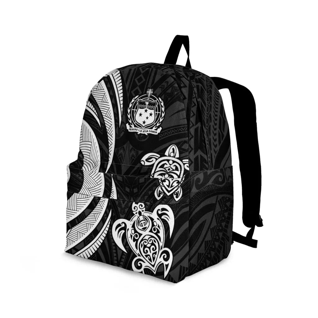 Samoa Backpack - White Tentacle Turtle