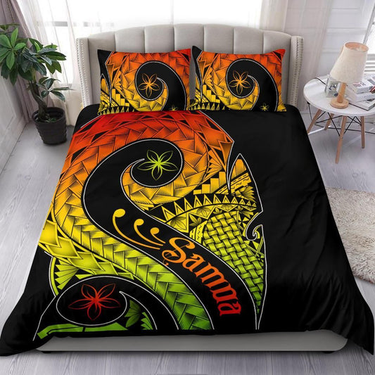 Samoa Bedding Set - Samoa Polynesian Decorative Patterns