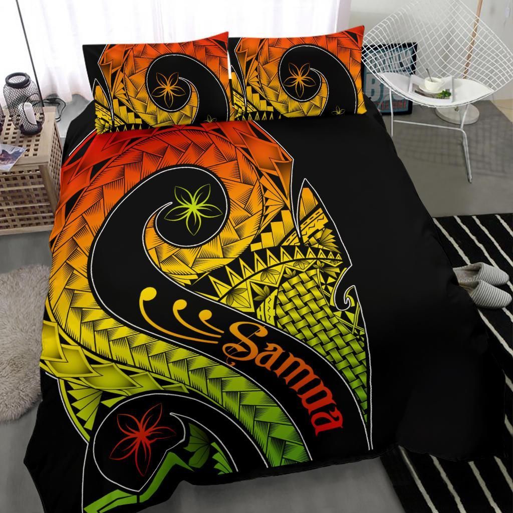 Samoa Bedding Set - Samoa Polynesian Decorative Patterns