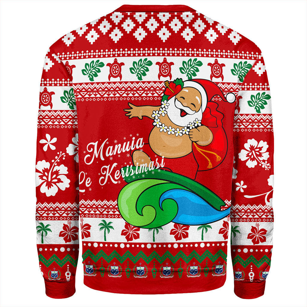 Samoa Sweatshirt Santa Claus Ho Ho Ho Christmas