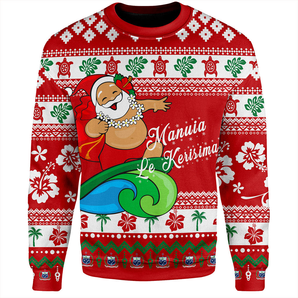 Samoa Sweatshirt Santa Claus Ho Ho Ho Christmas