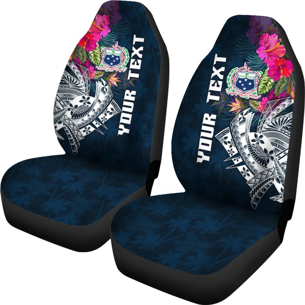 Samoa Custom Personalised Car Seat Covers - Summer Vibes