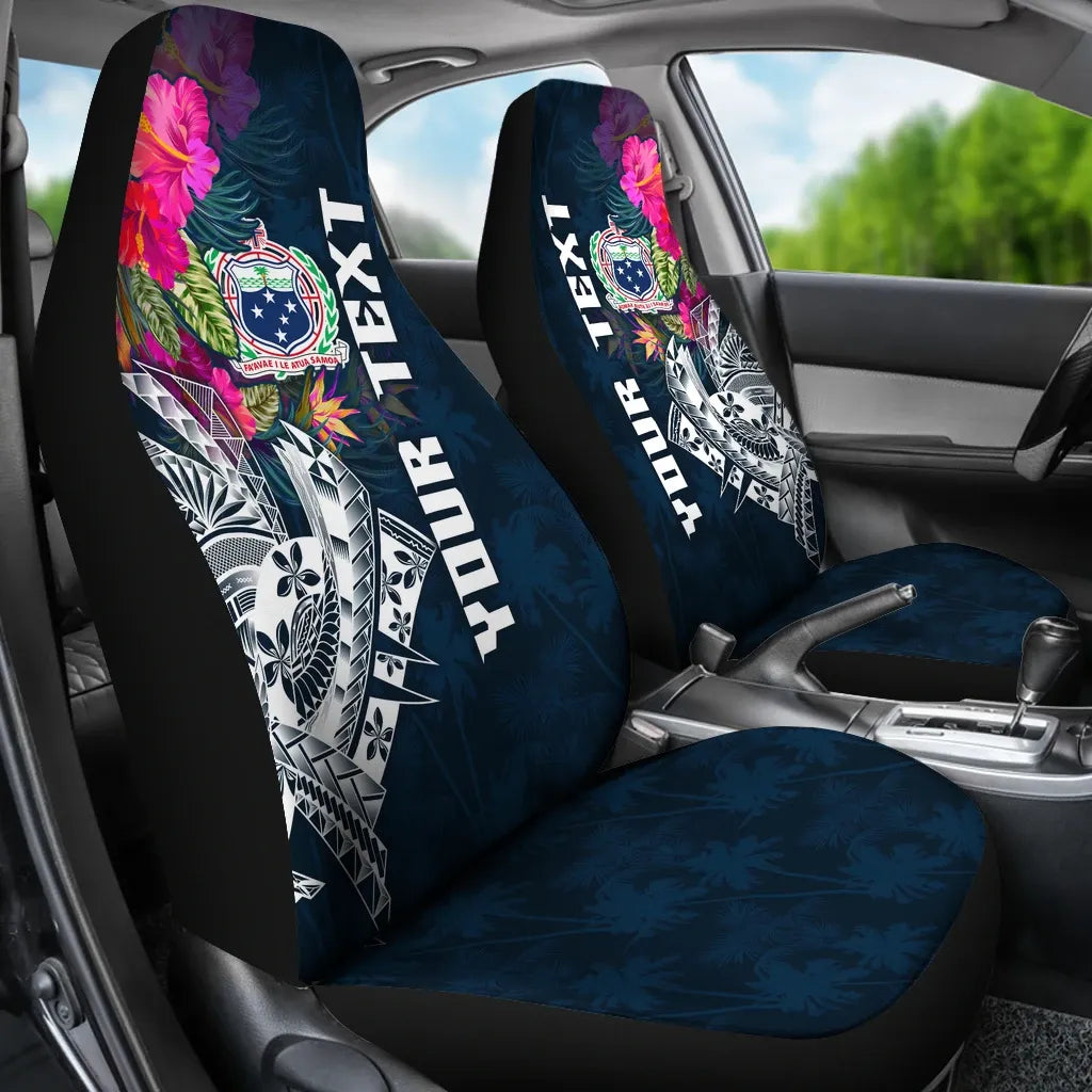 Samoa Custom Personalised Car Seat Covers - Summer Vibes