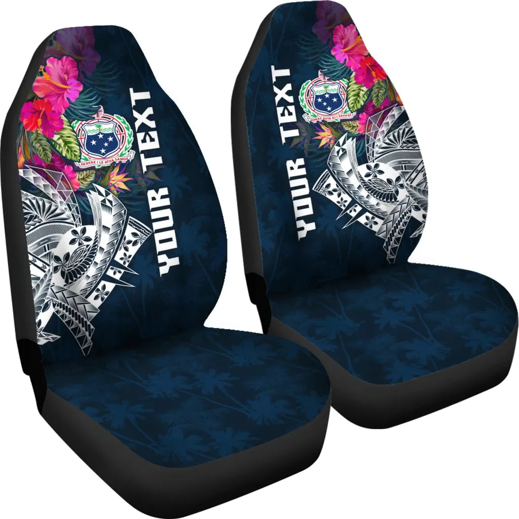 Samoa Custom Personalised Car Seat Covers - Summer Vibes