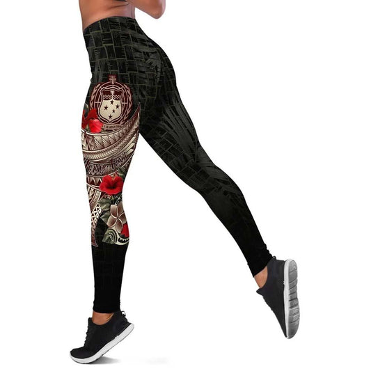 Samoa Custom Personalised Legging - Polynesian Tribal Tatoo