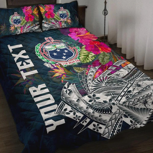 Samoa Custom Personalised Quilt Bed Set - Summer Vibes
