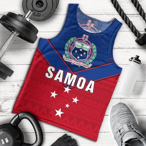 Samoa Tank Top Custom Polynesian Tribal Sport Style