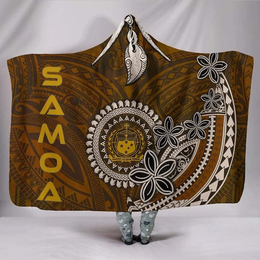 Samoa Hooded Blankets - Polynesian Boar Tusk