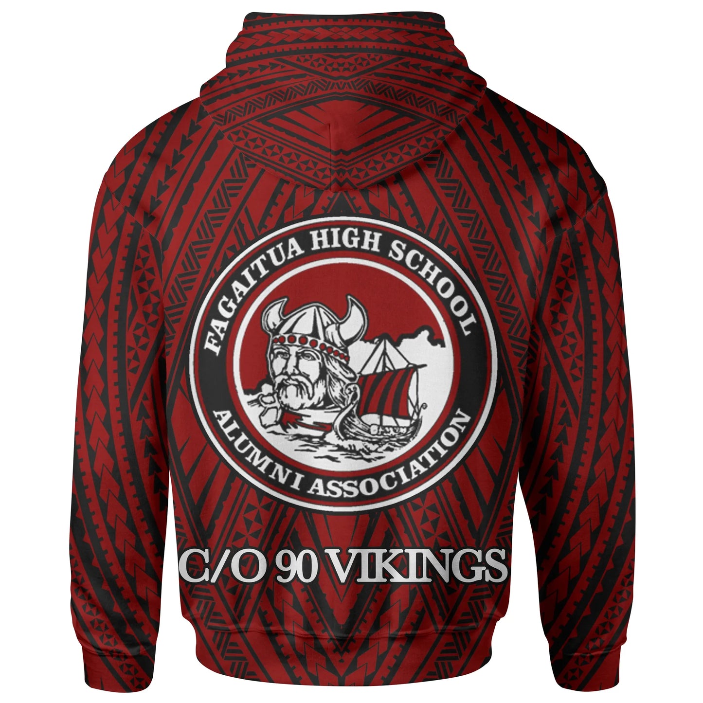 Samoa Hoodie -  Fagaitua High School Polynesian Patterns