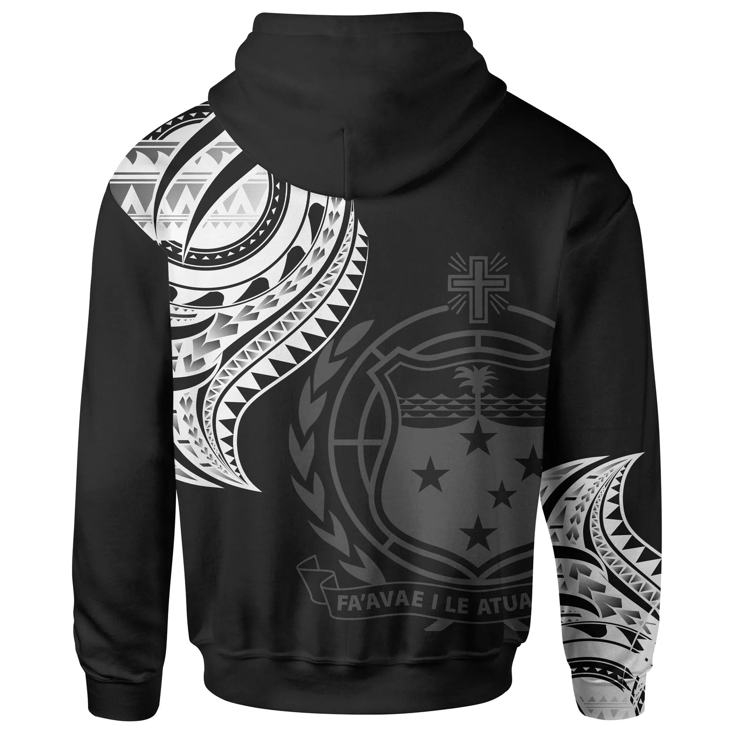 Samoa Hoodie - Samoan Tatau Patterns
