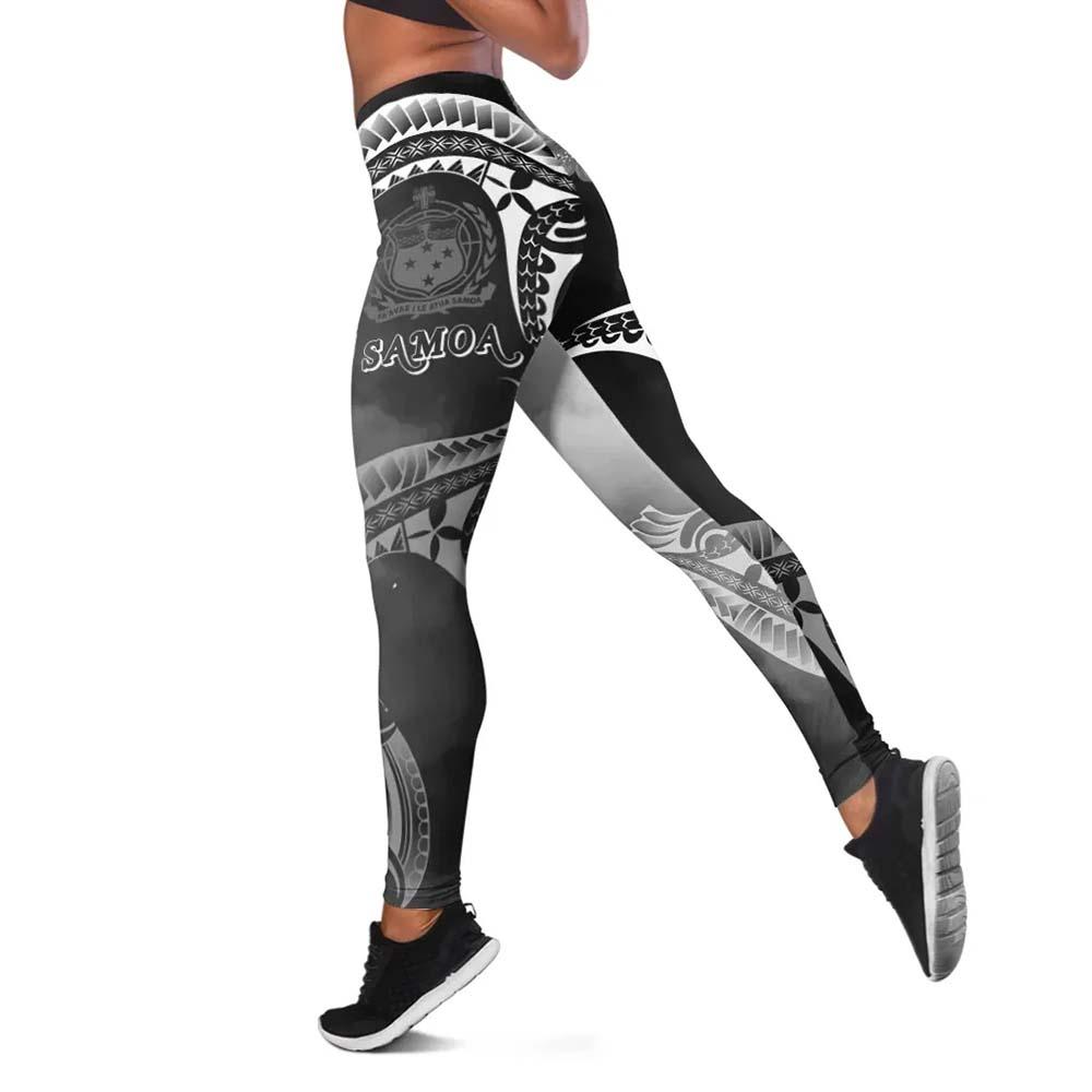 Samoa Legging - Samoa Seal Wave Style (Black)