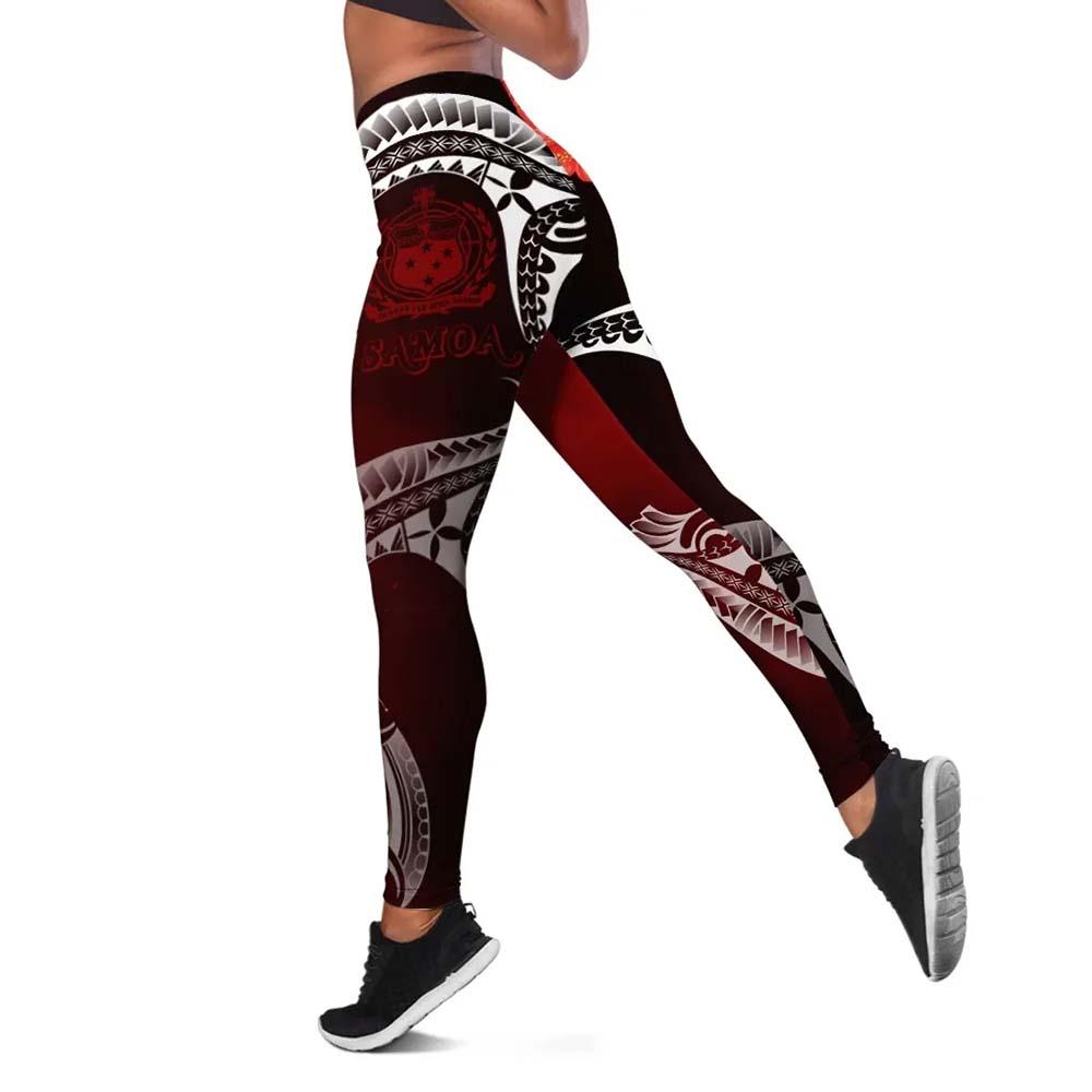 Samoa Legging - Samoa Seal Wave Style (Red)