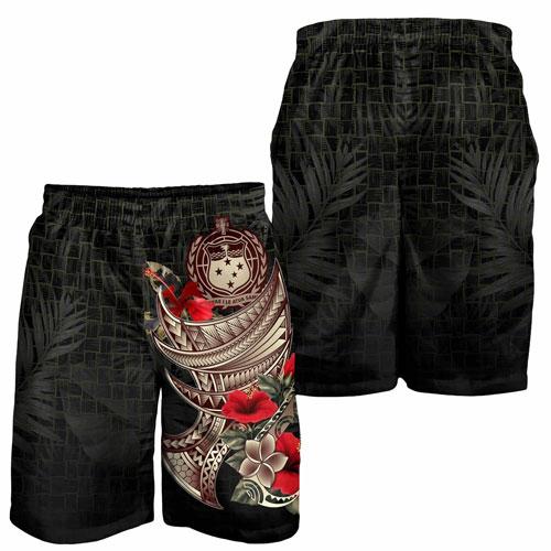 Samoa Men Shorts - Polynesian Tribal Tattoo