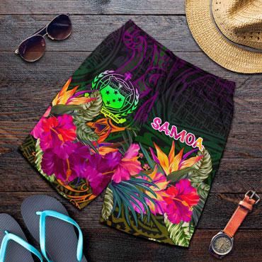 Samoa Men Shorts - Summer Hibiscus