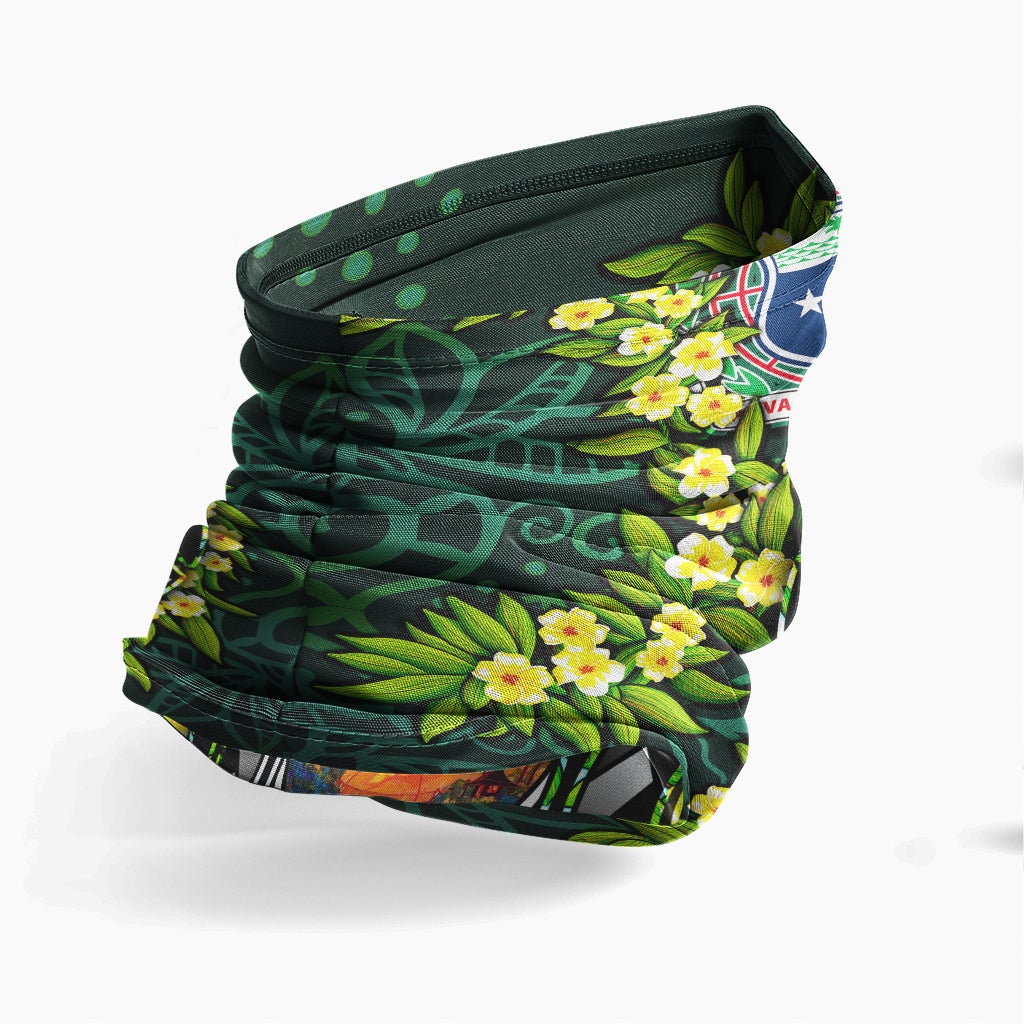 Samoa Neck Gaiter - Ti Leaf Lei Turtle