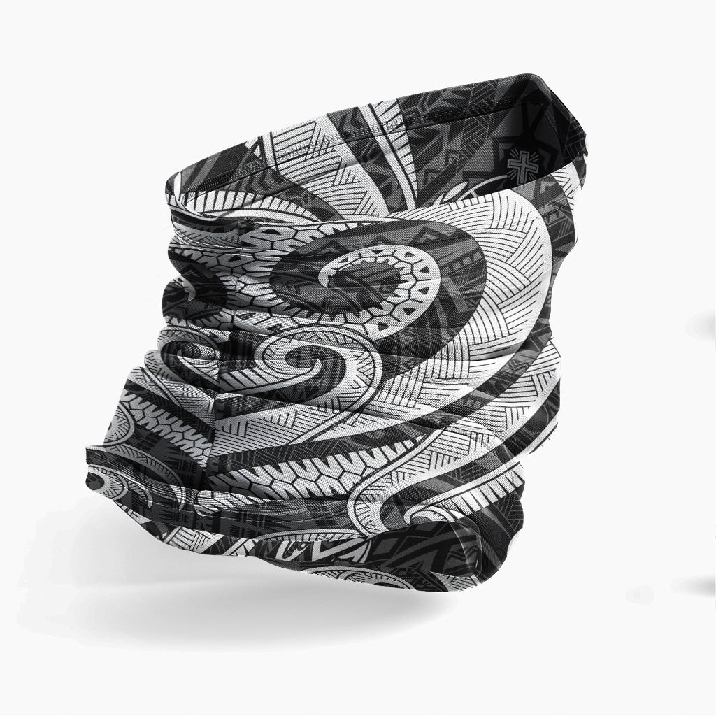 Samoa Neck Gaiter - Turtle Tentacle White