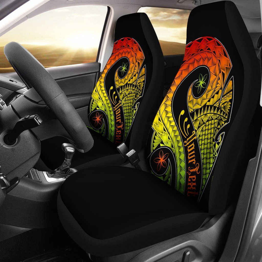 Samoa Personalised Car Seat Covers - Samoa Polynesian Decorative Patterns