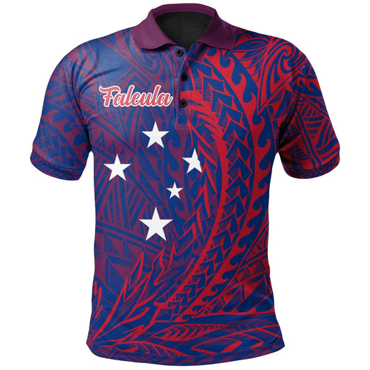 Samoa Polo Shirt - Faleula Wings Style