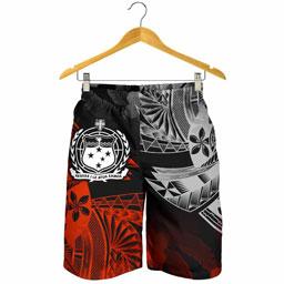 Samoa Polynesian All Over Print Men Shorts - Vintage Polynesian Style