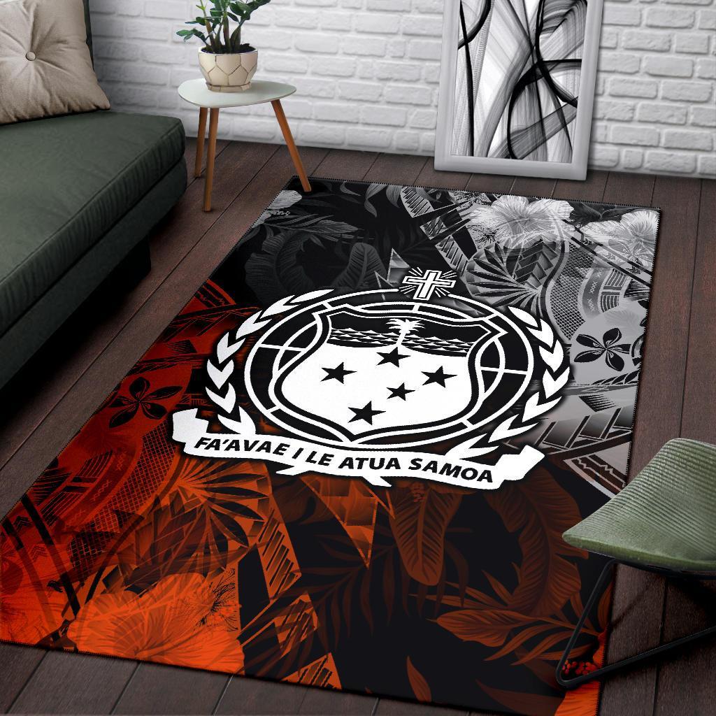 Samoa Polynesian Area Rug - Vintage Polynesian Style