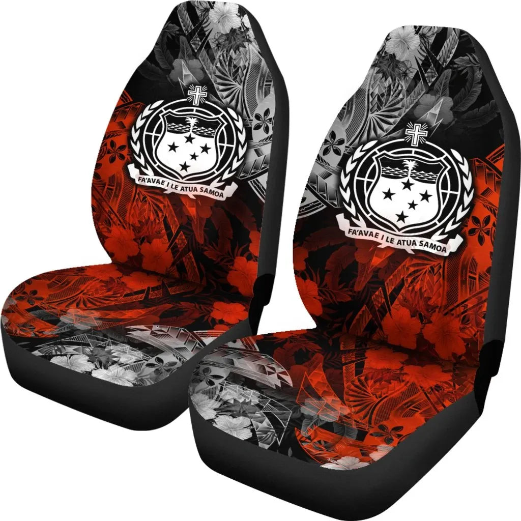 Samoa Polynesian Car Seat Covers - Vintage Polynesian Style