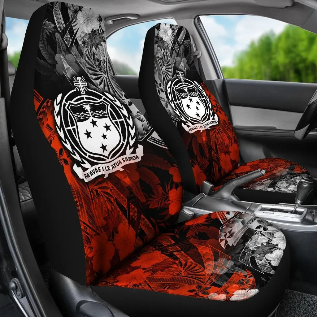 Samoa Polynesian Car Seat Covers - Vintage Polynesian Style