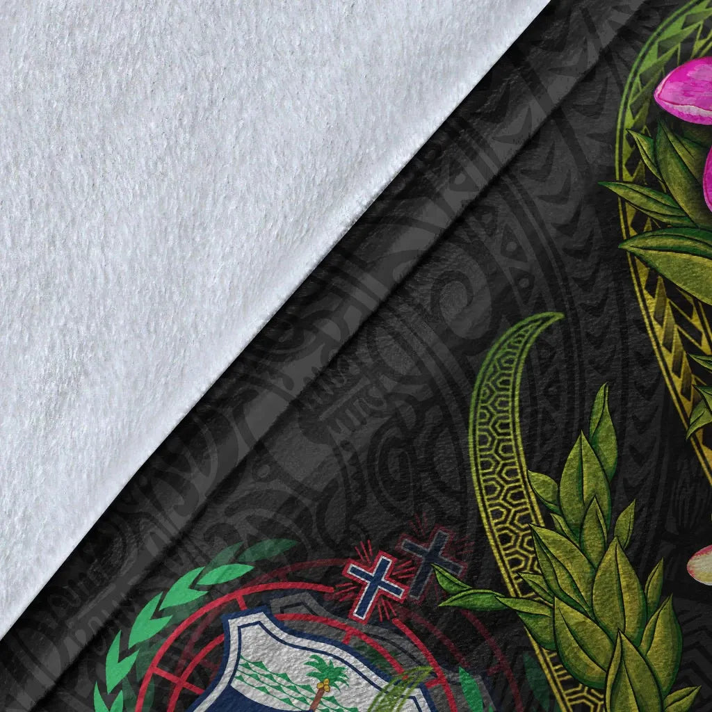 Samoa Polynesian Custom Personalised Blanket - Plumeria Tribal