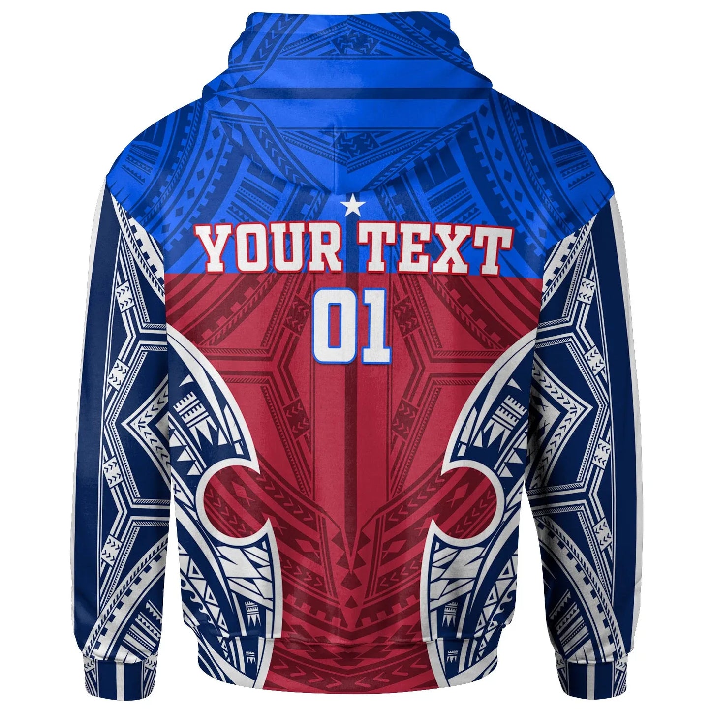 Samoa Polynesian Custom Personalised Hoodie - Manu Samoa Rugby