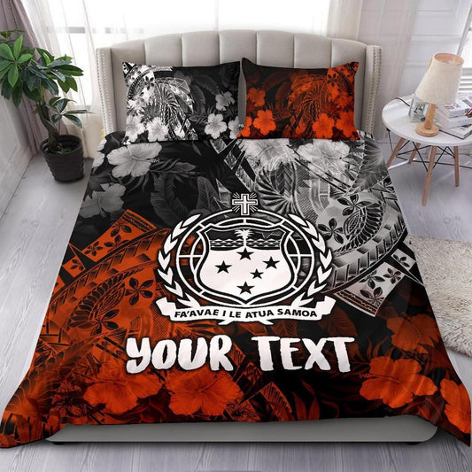 Samoa Polynesian Personalised Bedding Set - Vintage Polynesian Style