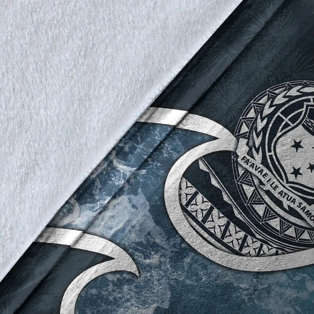 Samoa Polynesian Premium blanket - Ocean Style