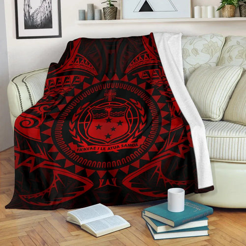 Samoa Polynesian Premium Blanket - Samoa Red Seal