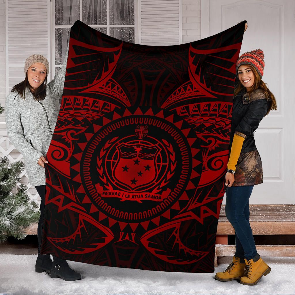 Samoa Polynesian Premium Blanket - Samoa Red Seal
