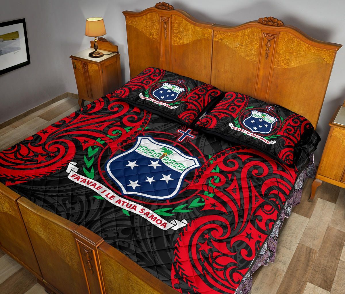 Samoa Polynesian Quilt Bed Set - Samoan Spirit