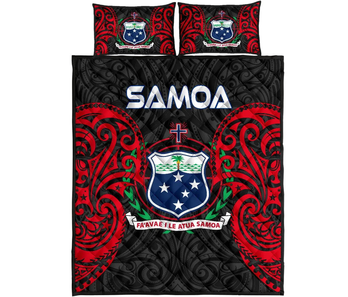 Samoa Polynesian Quilt Bed Set - Samoan Spirit