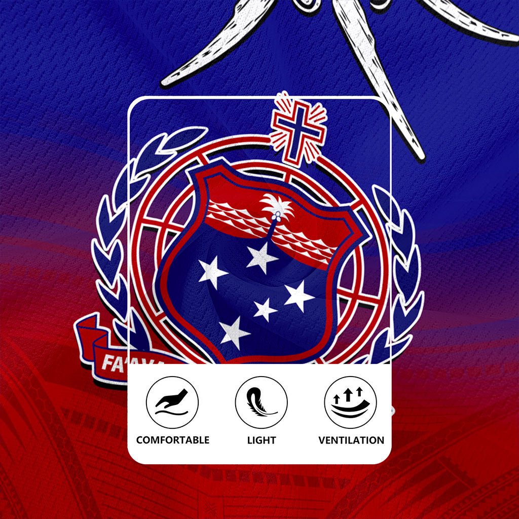 Samoa Rugby Jersey Polynesian Tribal Ula Nifo Round