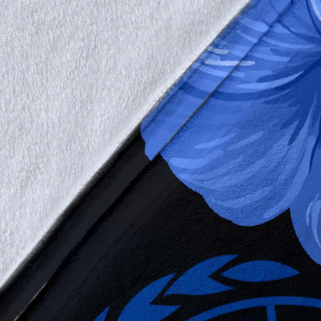 Samoa Premium Blanket - Samoa Seal Wave Style (Blue)