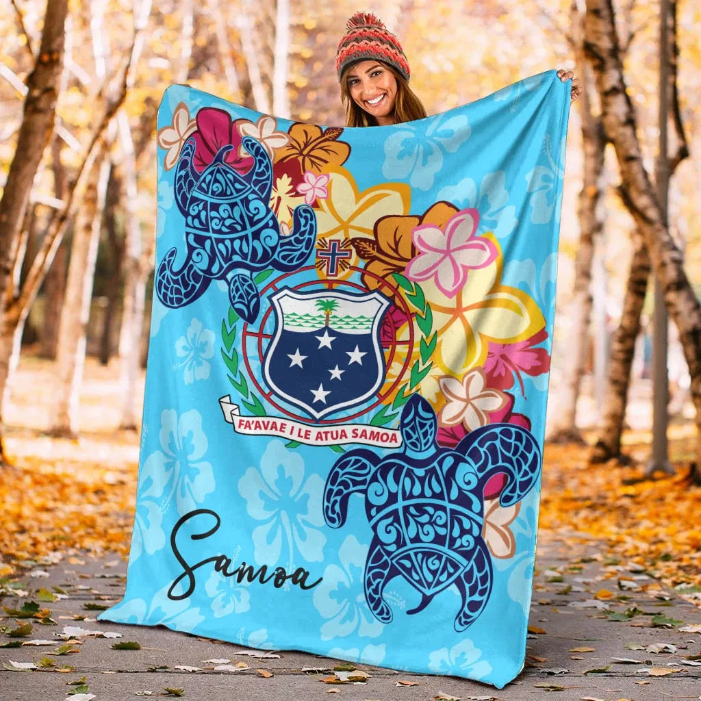 Samoa Premium Blanket - Tropical Style