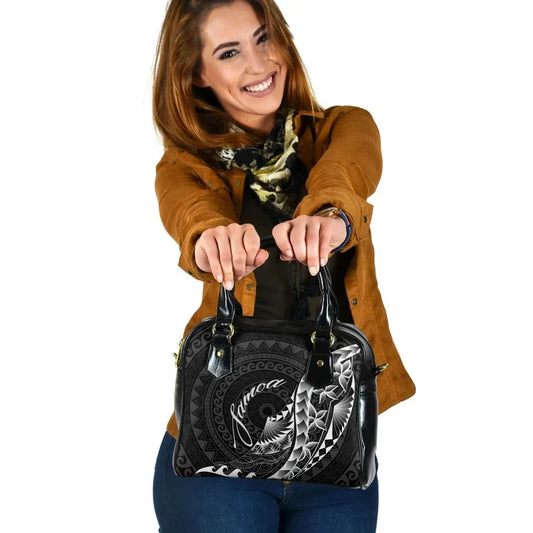 Samoa Shoulder Handbag - Polynesian Pattern Style